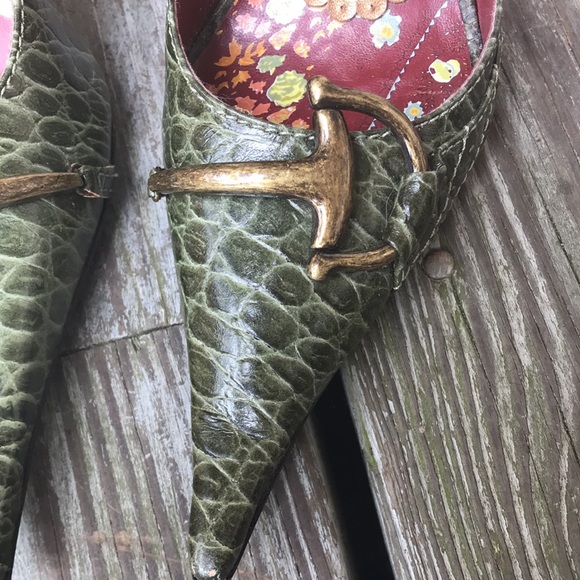 Super sexy alligator print pointy toe pump - Picture 5 of 7